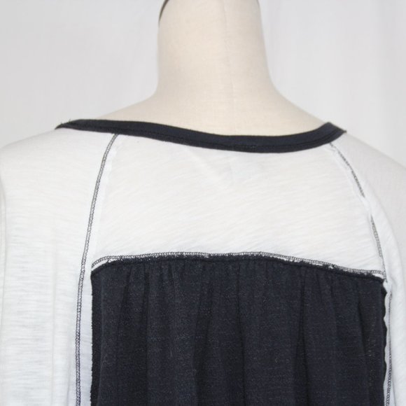 We the Free by Free People Women's Friday Fever Pattern Mix Top Boho Size M - Picture 6 of 6